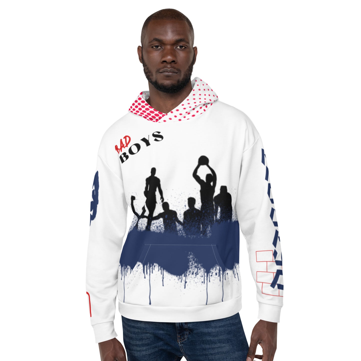 Detroit Bad Boys Vibrant Print Unisex Hoodie