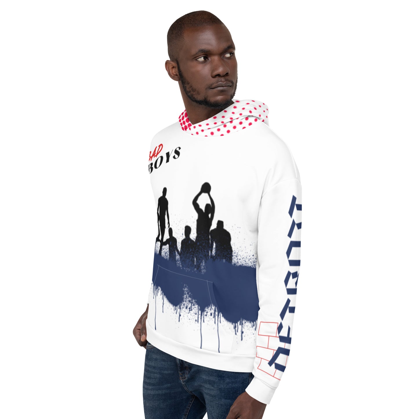 Detroit Bad Boys Vibrant Print Unisex Hoodie