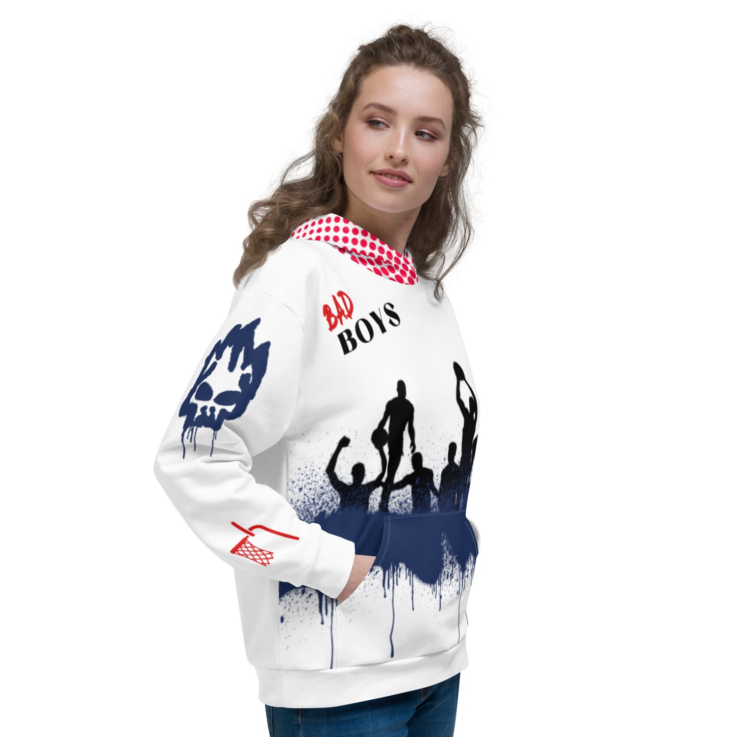 Detroit Bad Boys Vibrant Print Unisex Hoodie