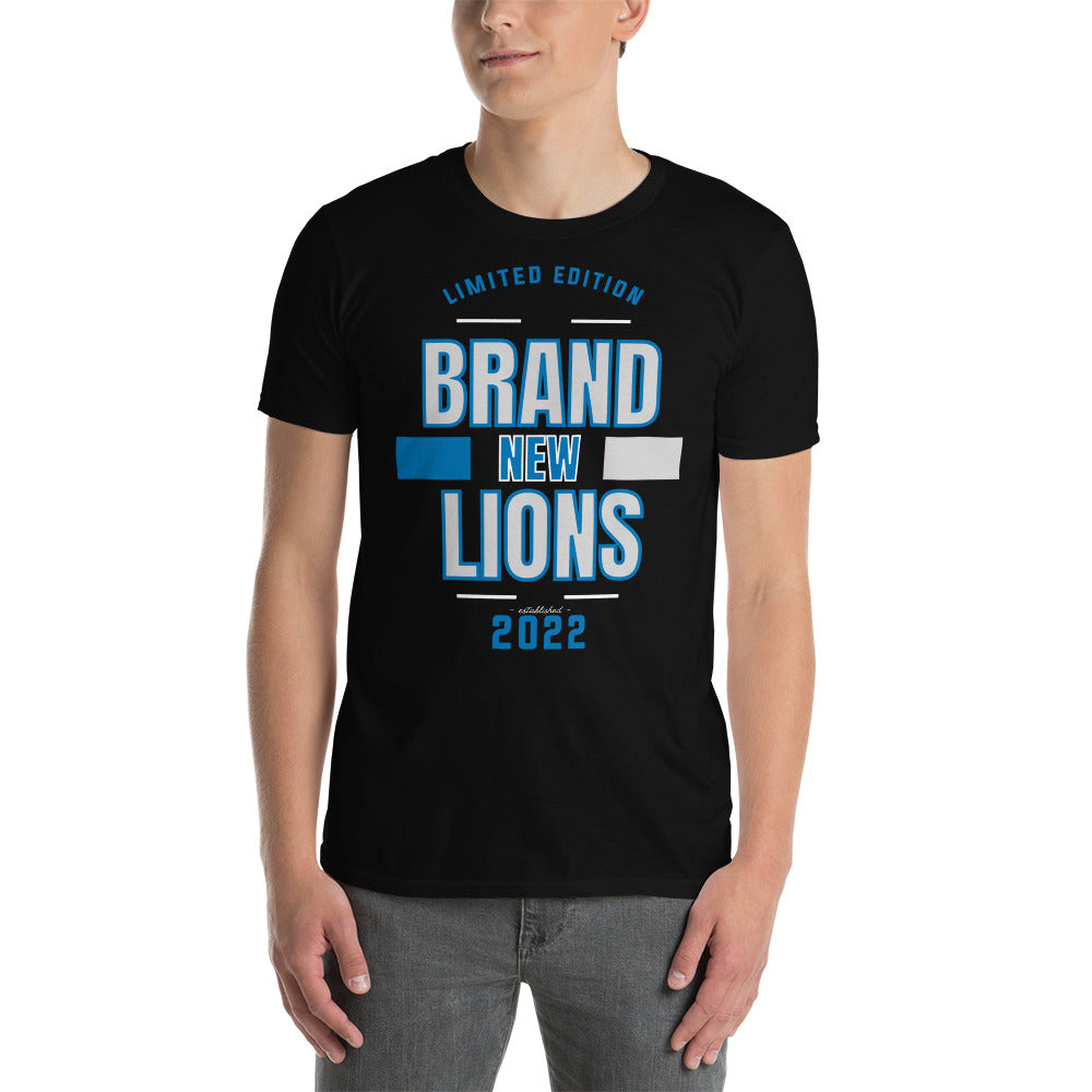 BRAND NEW LIONS EST. 2022 - No BACK graphic - Short-Sleeve Unisex T-Sh –  Gear up Detroit