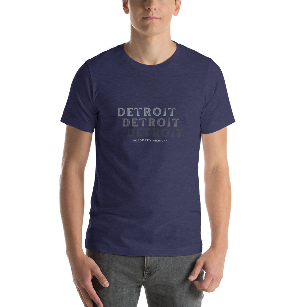 Triple Detroit Unisex t-shirt