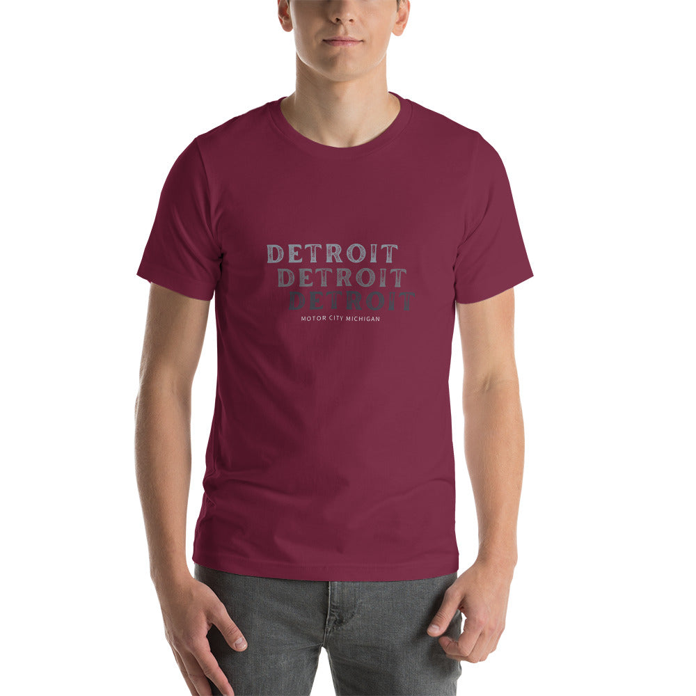 Triple Detroit Unisex t-shirt