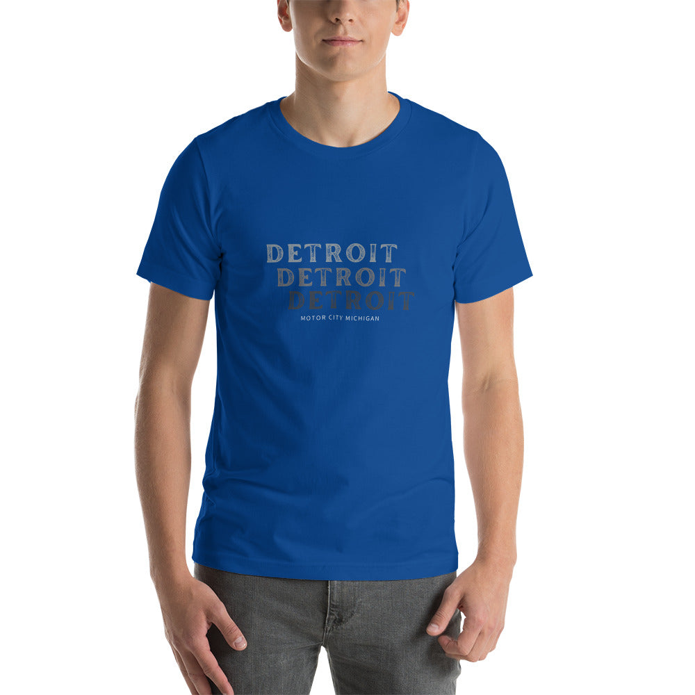 Triple Detroit Unisex t-shirt