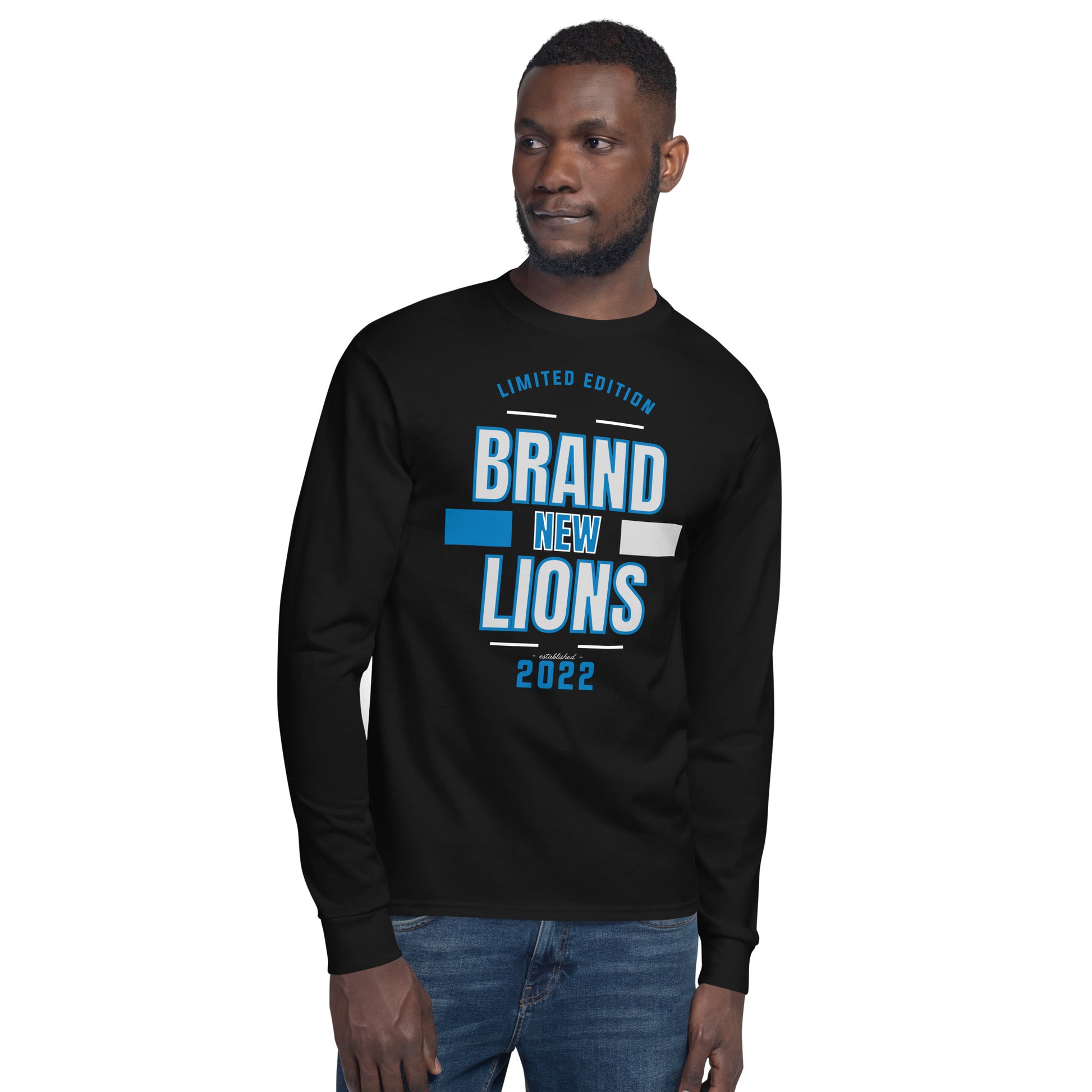 BRAND NEW LIONS - 2022 Men's Champion Long Sleeve Shirt – up Detroit