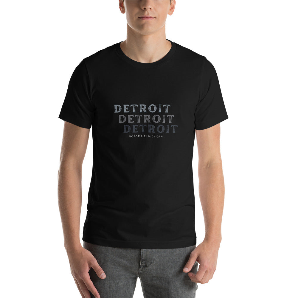 Triple Detroit Unisex t-shirt