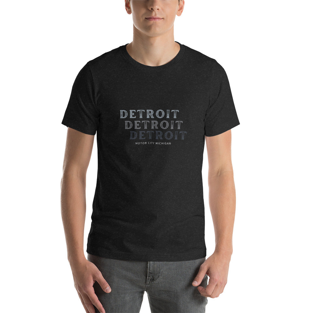 Triple Detroit Unisex t-shirt